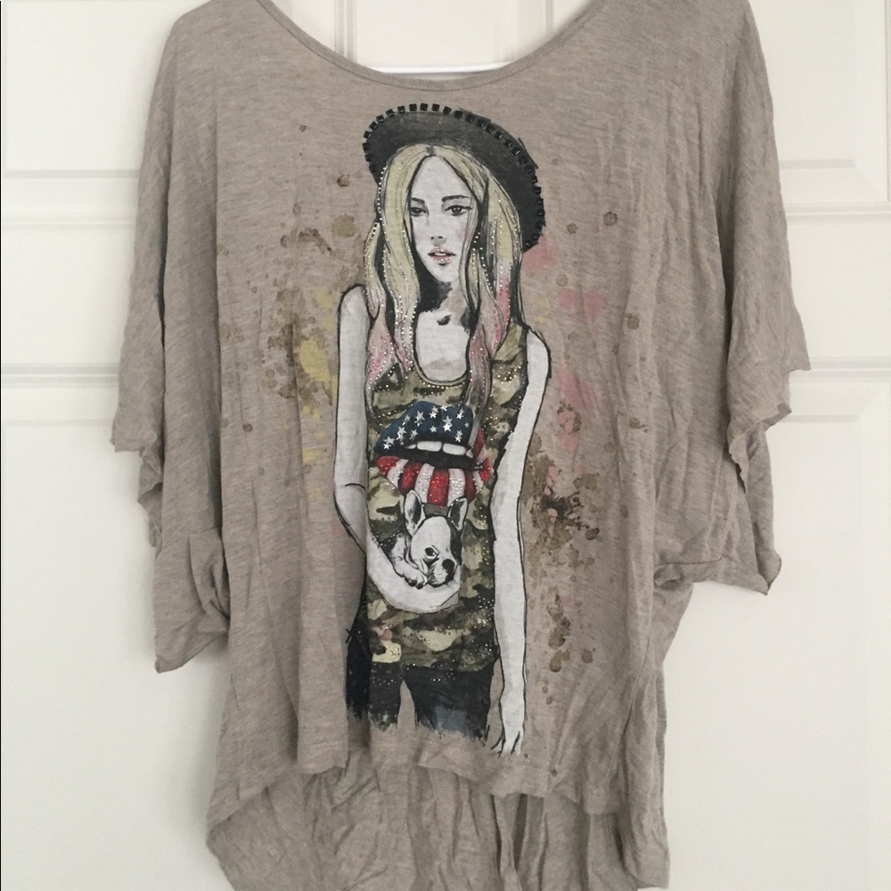 Loose oversized top